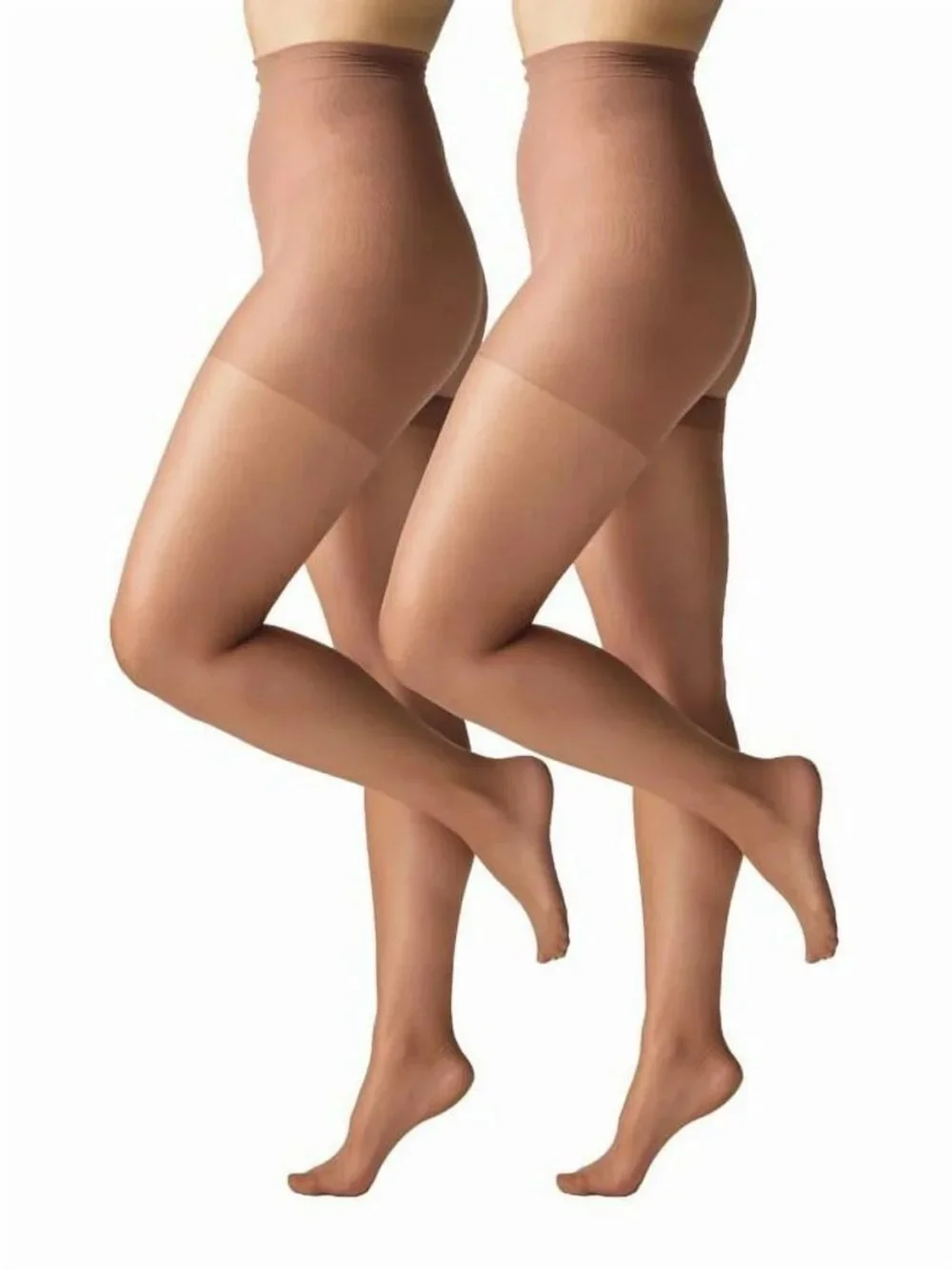 3 PK Silk Impressions Women's Pantyhose Fine Sheer 15 Denier Sz XXL Cocoa